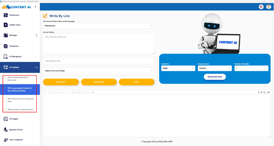 Content AI Content AI Software